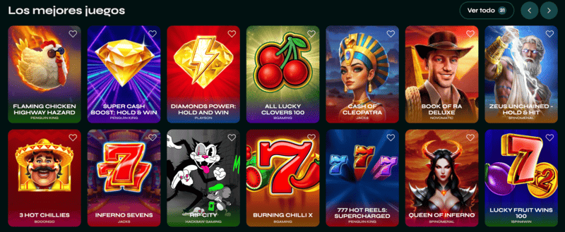 Mejores slots de SavaSpin España